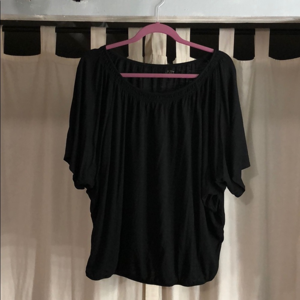 Black Loft short Sleeve Blouse